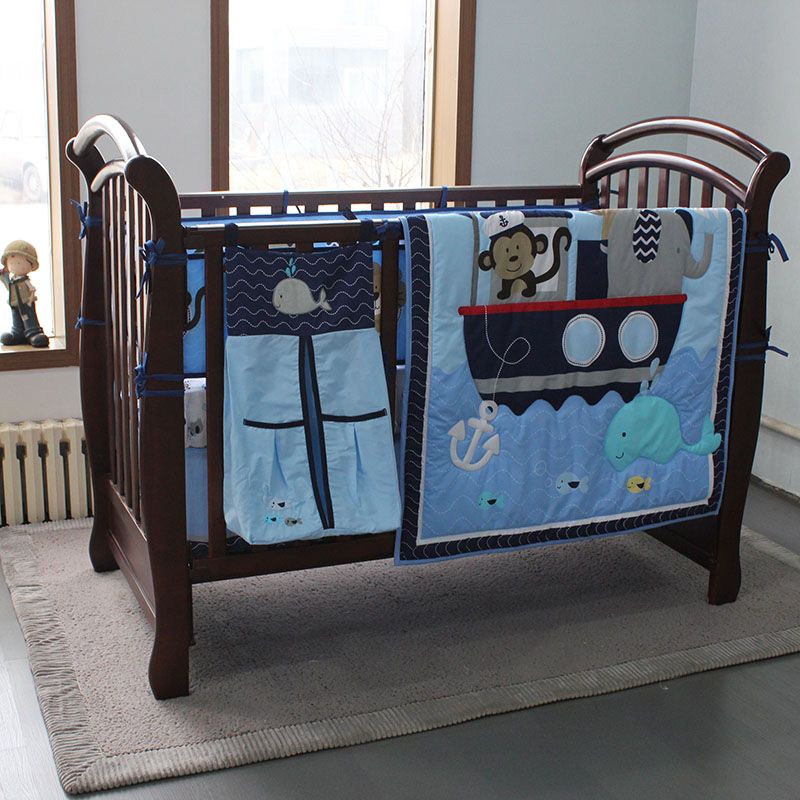 Baby Bedding Set For Boys Blue Ocean Monkey Comforter Crib Sheet Skirt Bumpers And Nappy Stacker 2020 New Design Twin Toddler Girls Sports Comforters Room From Jasmineer 81 97 - Best Crib Bedding Sets 2020 Baby Bedding Set For Boys Blue Ocean Monkey Comforter Crib Sheet Skirt Bumpers And Nappy Stacker 2020 New Design Twin Toddler Girls Sports Comforters Room From Jasmineer 81 97 - Best Crib Bedding Sets 2020