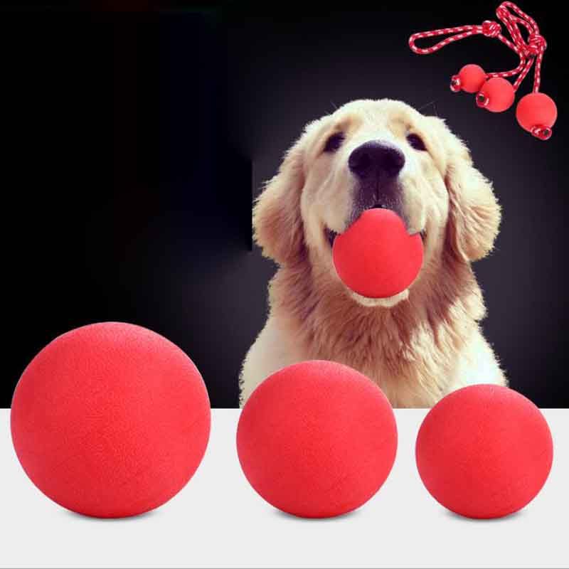 dog balls red