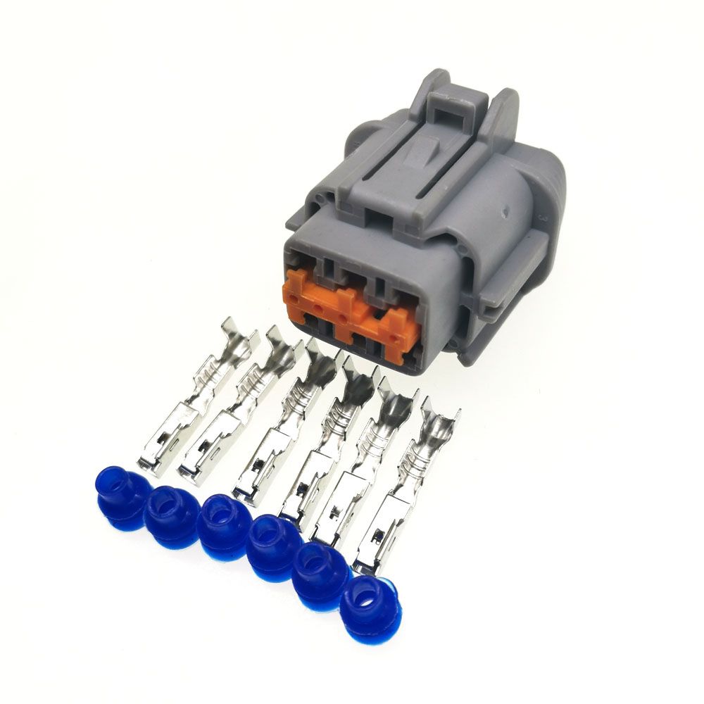 6 Pin 2.2mm Female Car Headlight Plug Connector,6189 1175 Plug For