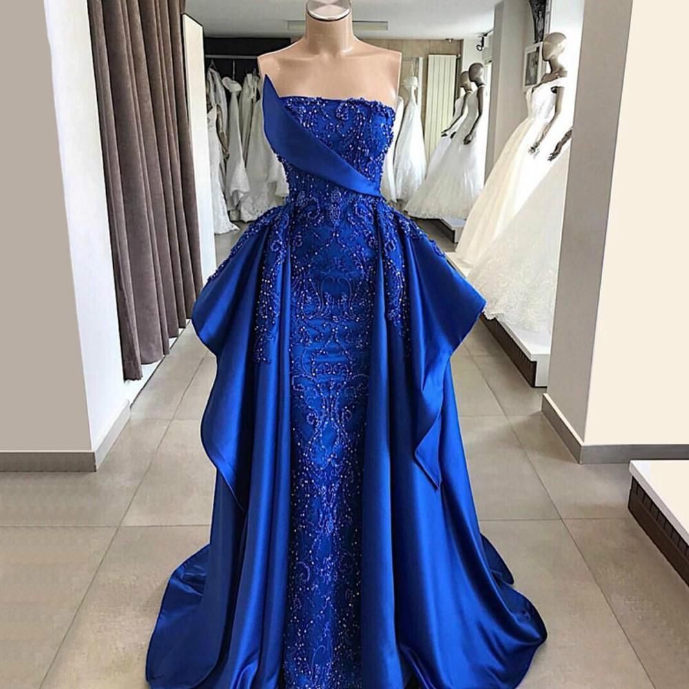 robe sirene bleu roi | Dresses Images 2022