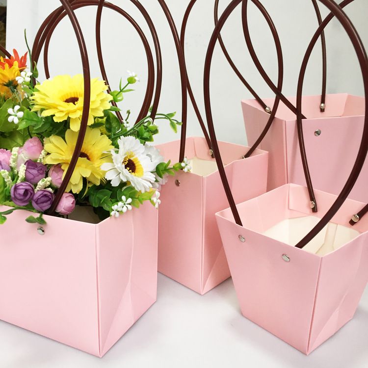 bouquet bolsas with handles