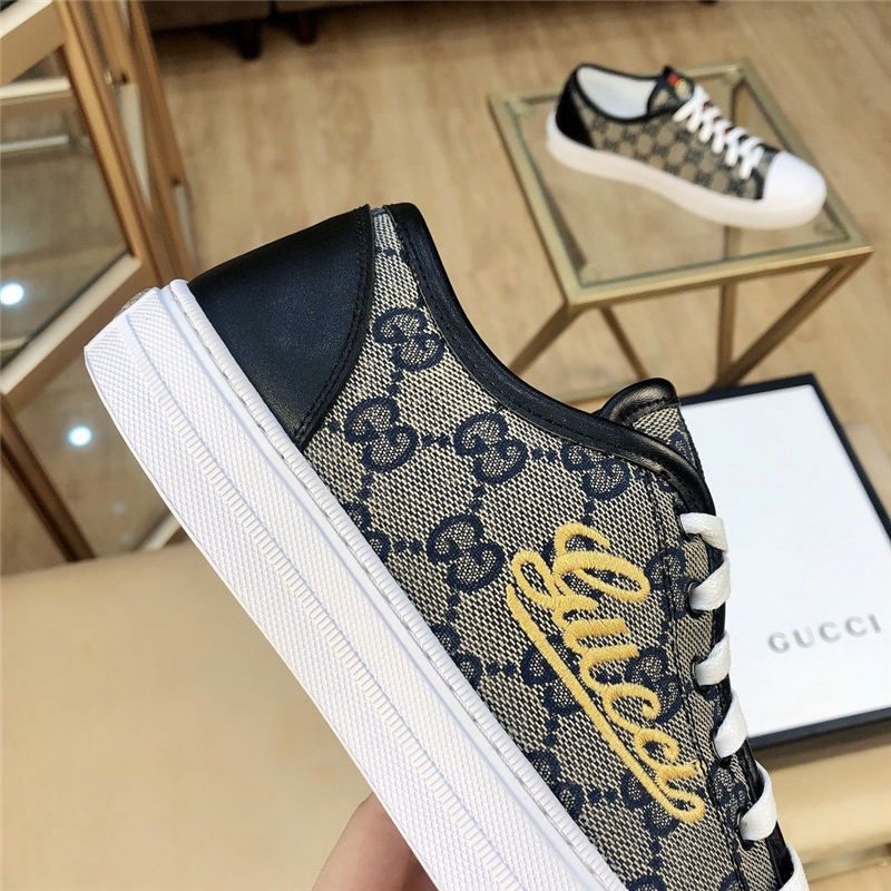 Compre Gucci Women Shoes Men Shoes Zapatos De Lona De La Manera Juststor L  Señoras De Las Mujeres De Alta Calidad Bajo Top De Los Zapatos De Lona  Sandalias Casuales A 132,11
