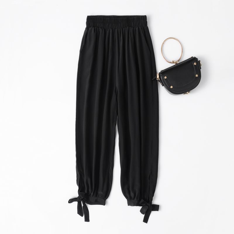 silk summer trousers