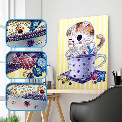 High Quality Animal Diamond Paintings Special Shaped Diamond Painting Needlework Rhinestone 5d Drill Diy Crystal Painting Kids Painting Toys Coloring