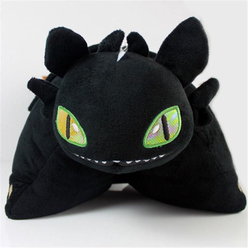 45 35cm Night Fury Stuffed Cushion How To Train Your Dragon