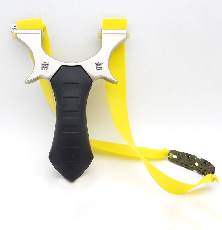 Details about   Portable Slingshot Catapult Archery Hunting Slingbow Flat Rubber Band Huntingbow 