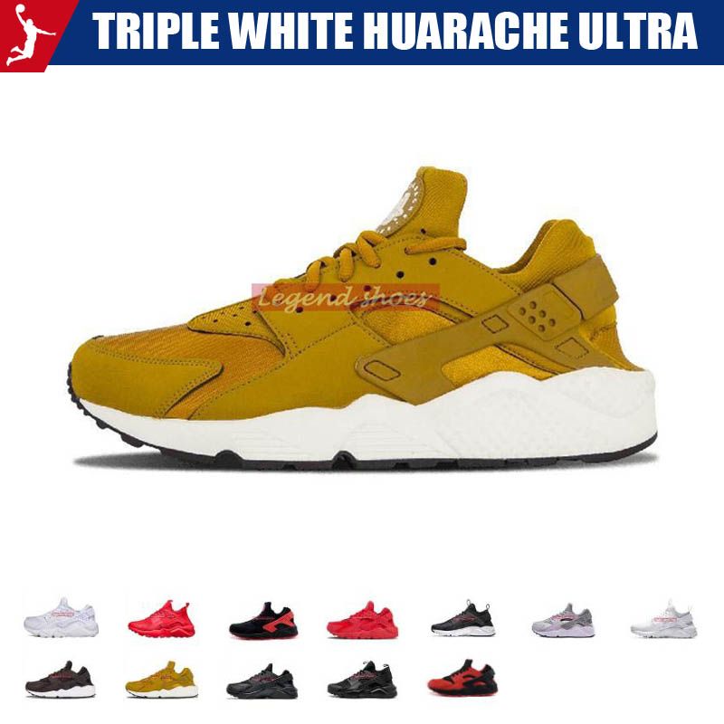 triple white huarache womens