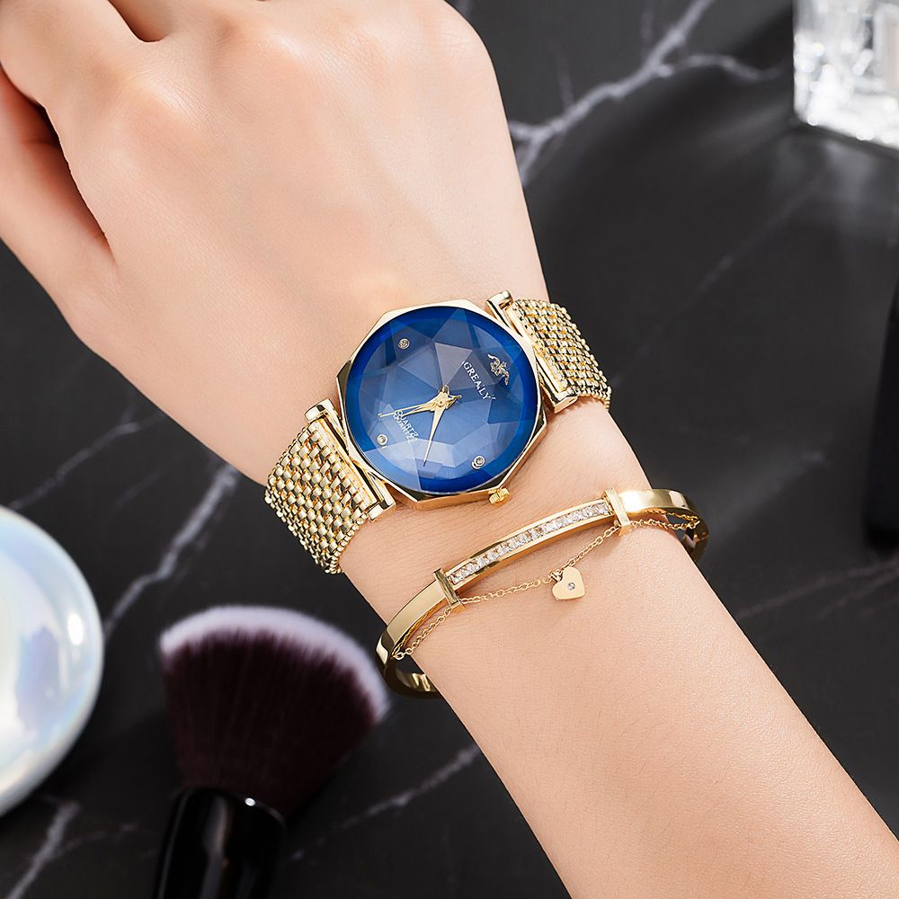 imán reloj de pulsera Concisa exquisito melocotón Core pulsera pendiente Tabla Mujer Vestido