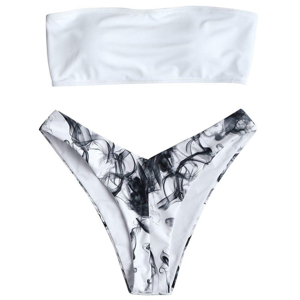 strapless padded swimsuit
