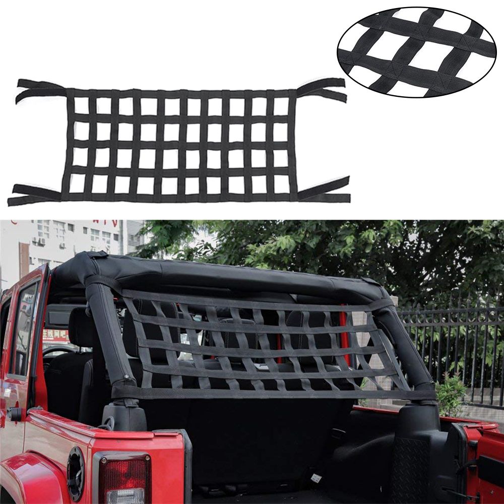Heavy Duty Cargo Net For Jeep Wrangler Tj Jk 97 18 Multifunctional Car Top Roof Storage Hammock Bed Rest Network Cover From Zhanhuacar 32 05 Dhgate Com