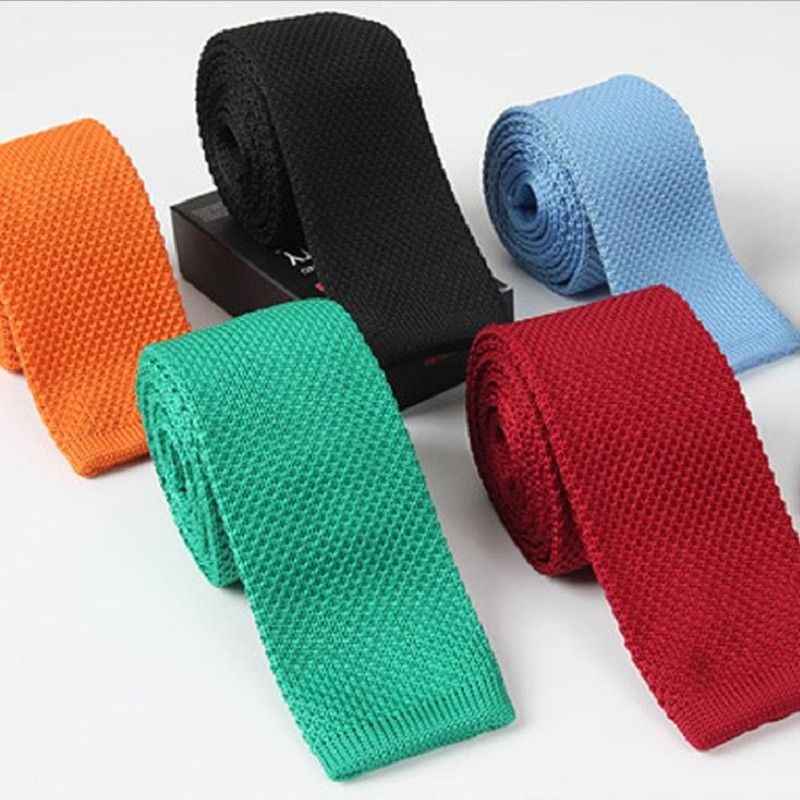галстуки для мужчин Вязание шеи галстуки марки галстуки полосы печати мужские шейные галстуки одевают рубашки 2pcs / серия
