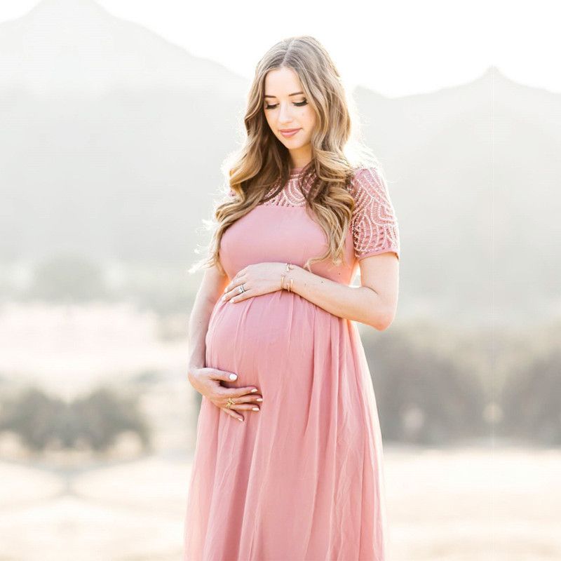 chiffon baby shower dress