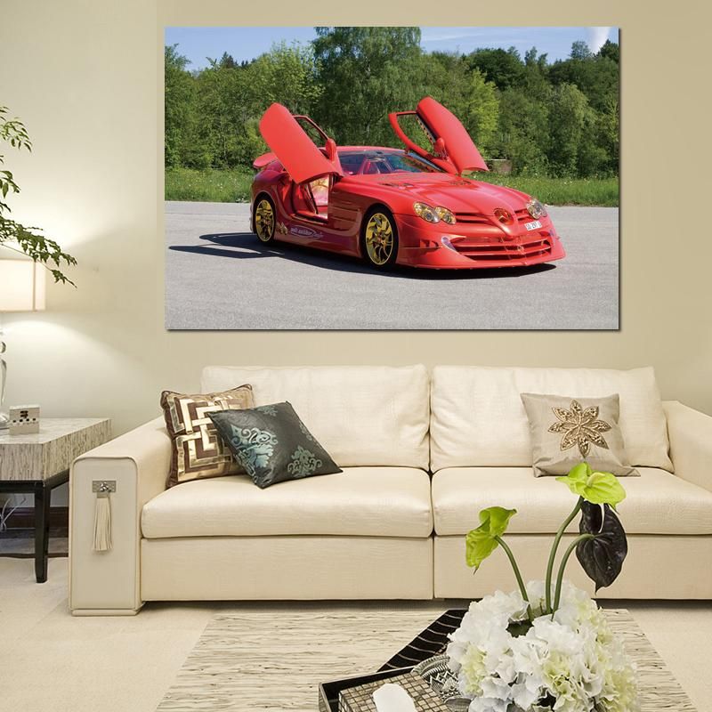 2020 Mclaren Mercedes Benz Anliker Canvas Printed Painting Wall