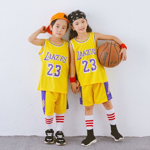 2020 Kids Boy Basketball Jerseys Gym 