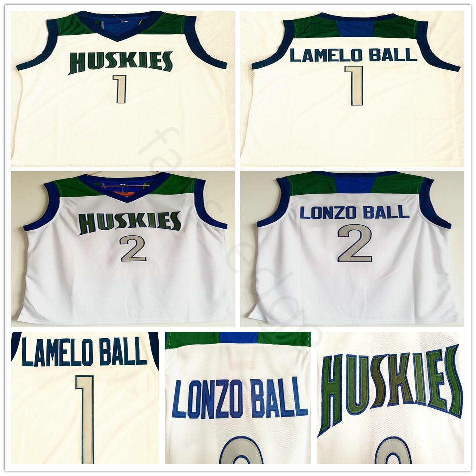 Huskies #1 Chino Hills High School Lamelo Ball Basketball Jersey Men Lameloball