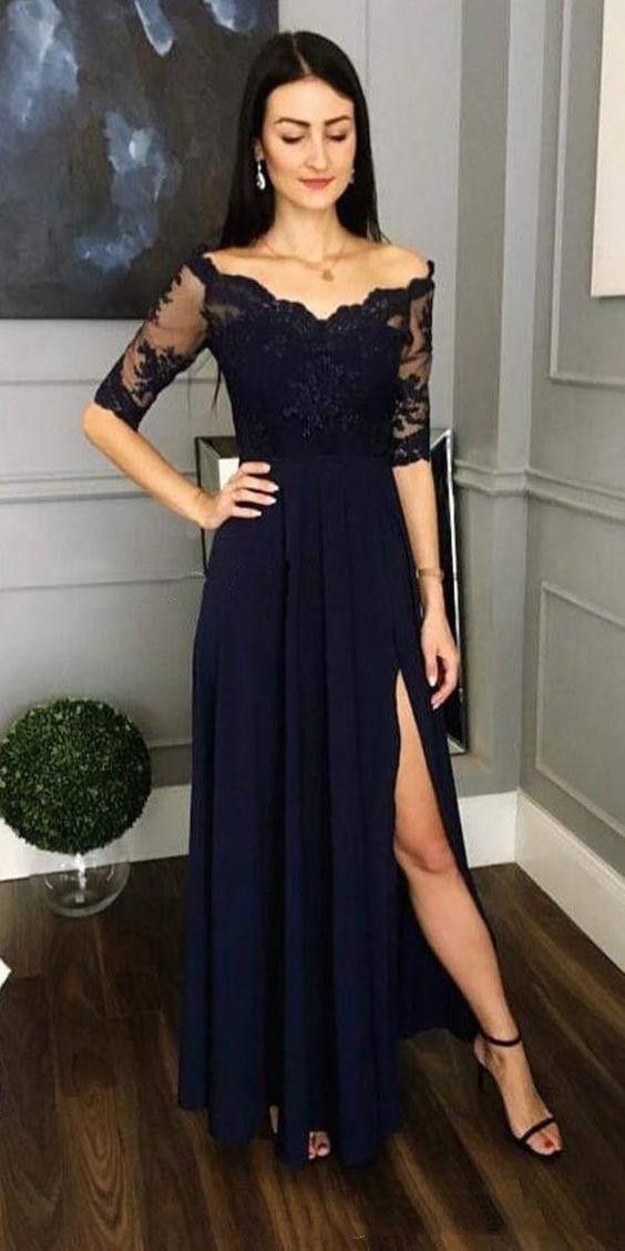 24h gastos de envío ! túnica de gala elegante una línea de gasa vestidos de  fiesta baratos largas y sexy v cuello de borgoña sexy formal vestidos de  fiesta comprar ~ Tienda /