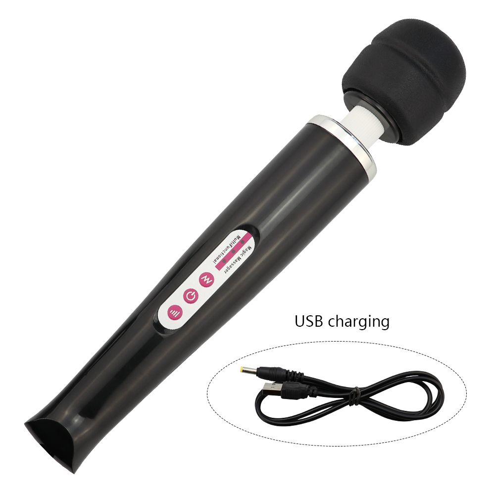 Schwarzer USB-Aufladung.