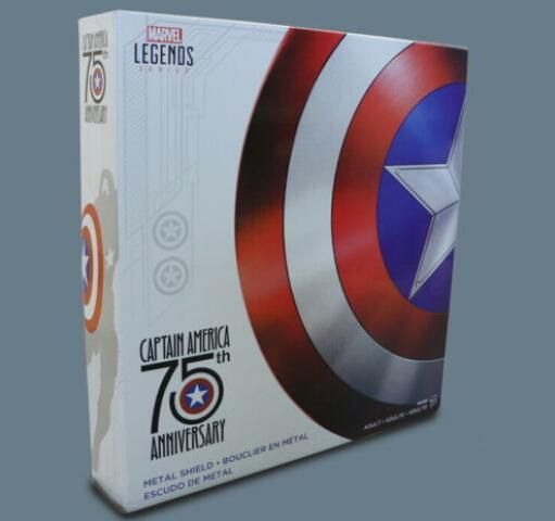 Hasbro Marvel Legends Captain America 75th Anniversary 1:1 Metal Shield IN STOCK 