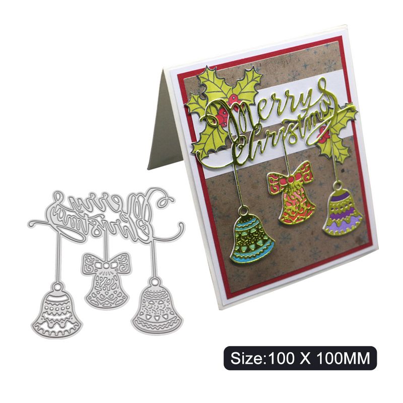 Letters Merry Christmas Metal Cutting Dies Stencil DIY Scrapbooking Photo Album