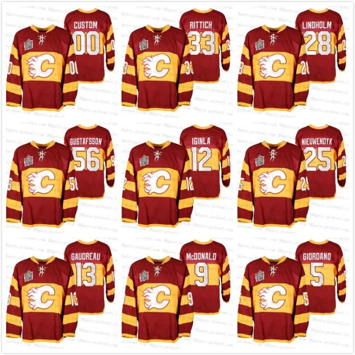 NHL Calgary Flames 2003-04 uniform and jersey original art – Heritage  Sports Art