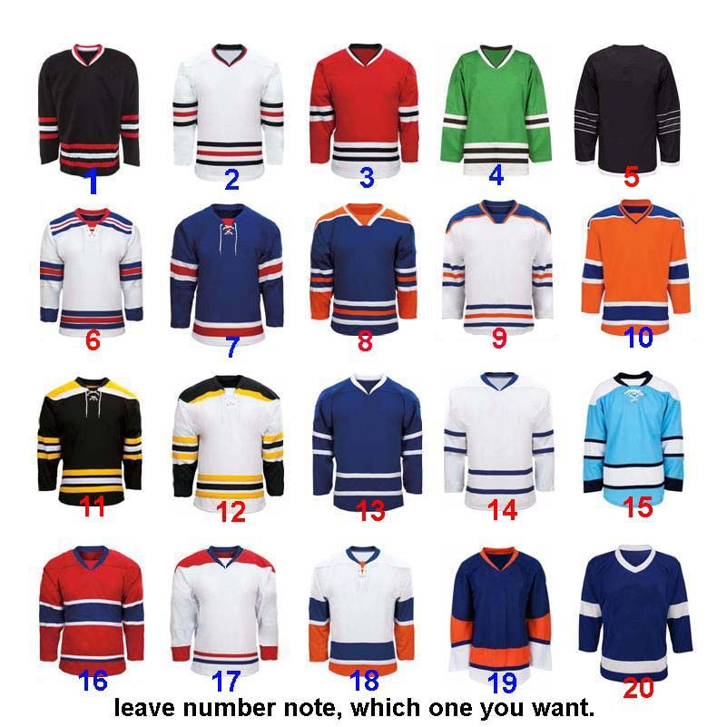 blank ice hockey jerseys