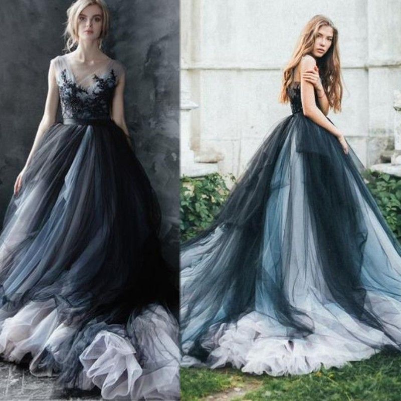 gothic tulle dress