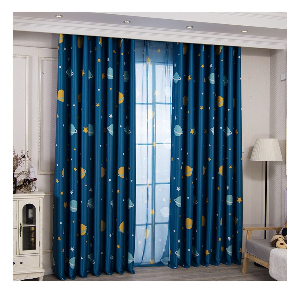 Cartoon Moon Blackout Curtains for Kids Room Children Curtains for Children Bedroom Living Room Window Curtain for Child Cartoon Moon Blackout Curtains for Kids Room Children Curtains for Children Bedroom Living Room Window Curtain for Child