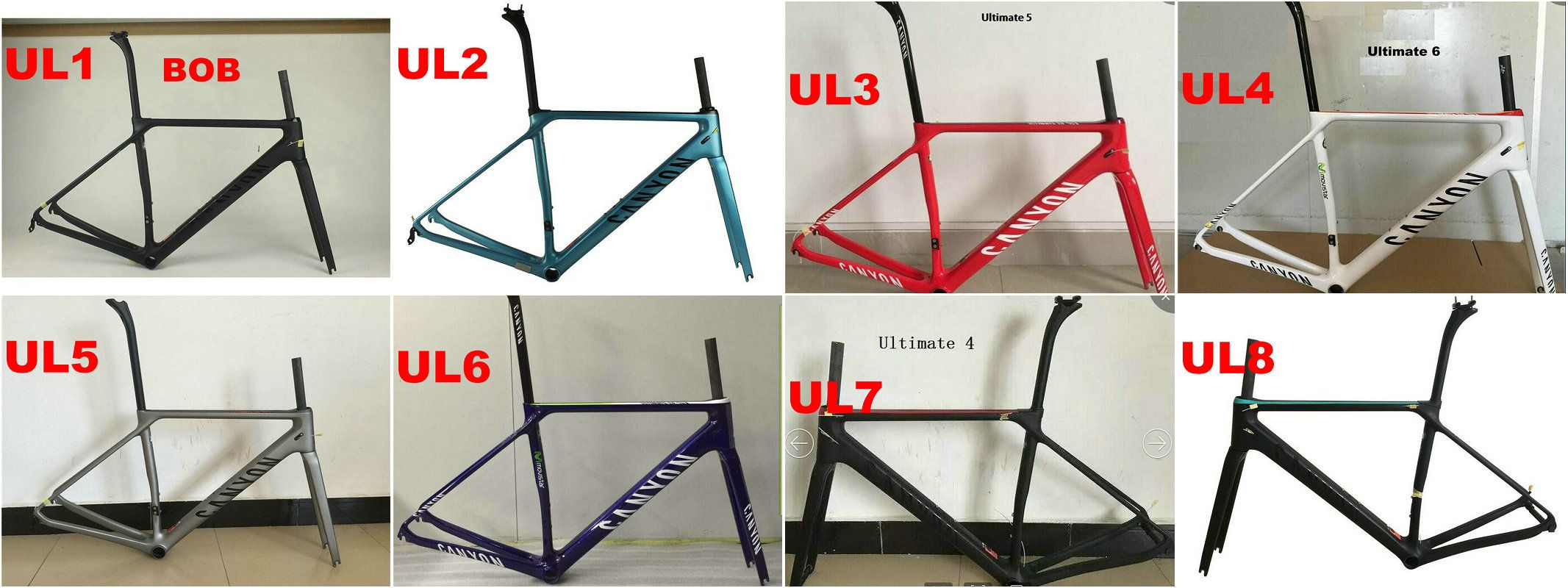 canyon road bike frameset