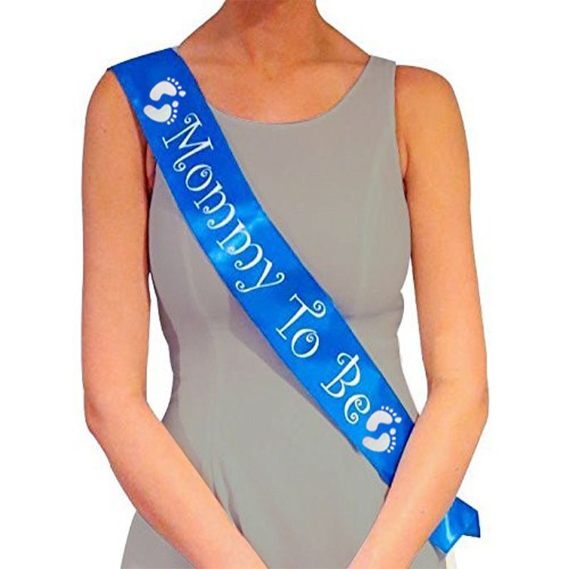 baby shower sash boy