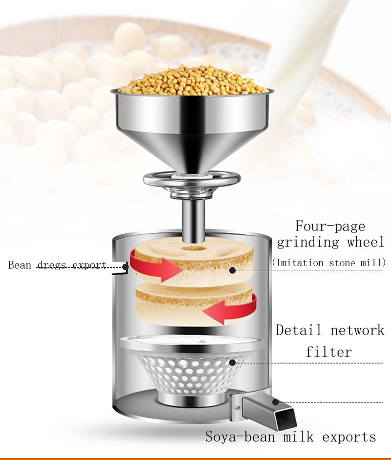 220V Commercial Soymilk Tofu Machine Stainless Steel Commercial Soya