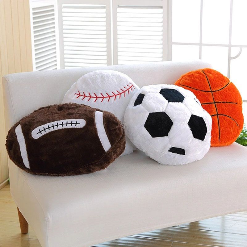 2019 Wholesale Soft Soccer Football Round Cushion Pillow Child