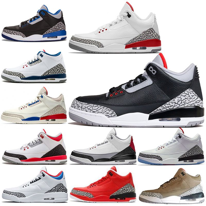 Nike Air Jordan Retro 3 Hombres Zapatos De Baloncesto De Diseño Katrina  Tinker JTH NRG Línea De Tiro Libre Cemento Negro Corea Blanco Puro Fuego  Tamaño 41 47 Por Jumpman23_store, 25,17 € | Es.Dhgate.Com