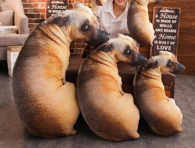 3d dog pillow