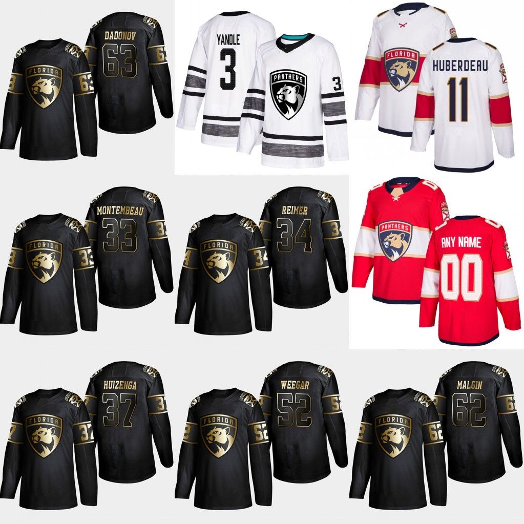 black florida panthers jersey