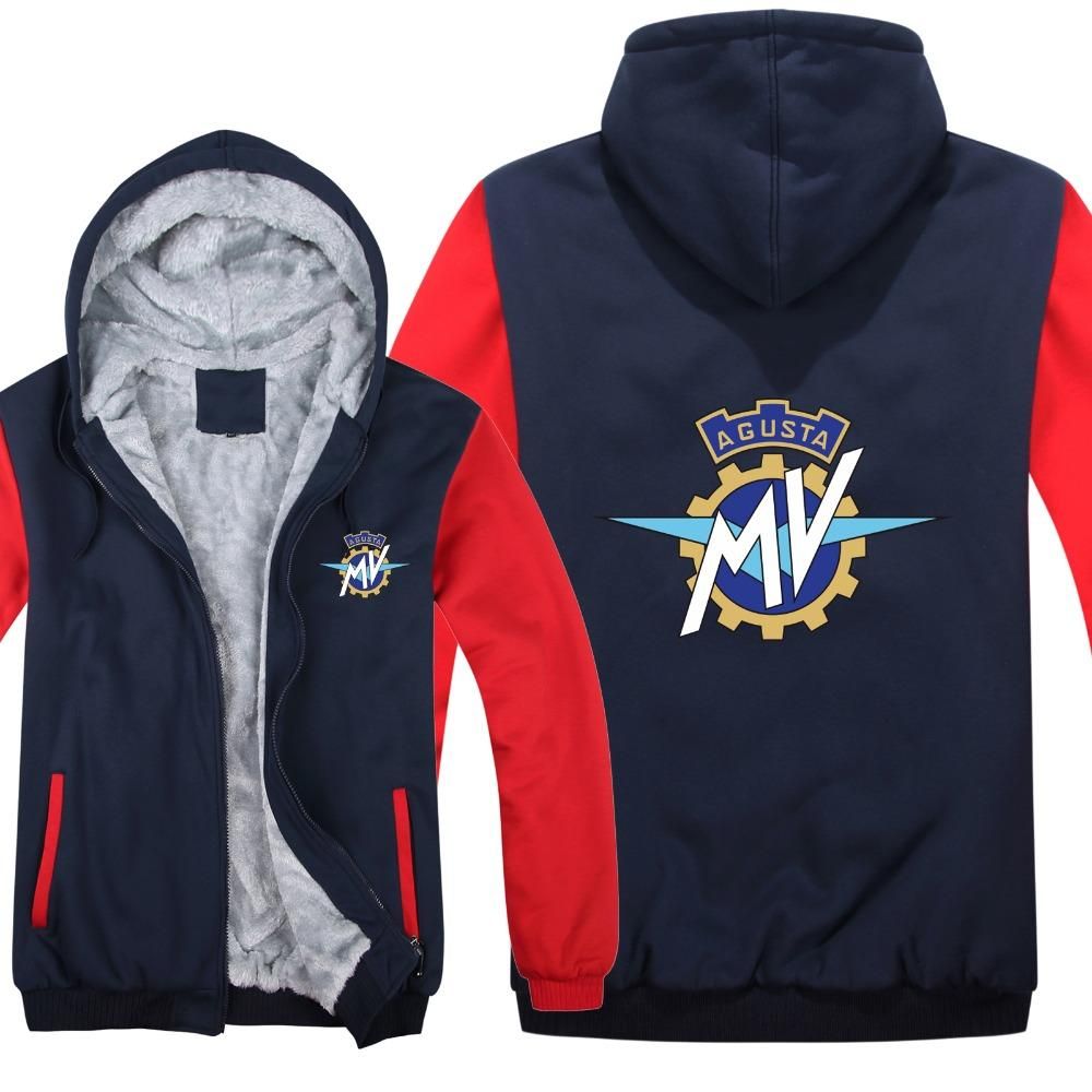2019 Fashion MV Agusta Felpe Con Cappuccio Invernale Da Uomo Fashion Fodera  In Lana MV Agusta Motorcycle Felpe Con Cappuccio Da Uomo Felpe Con  Cappuccio Da Uomo Da 62,87 € | DHgate Italy