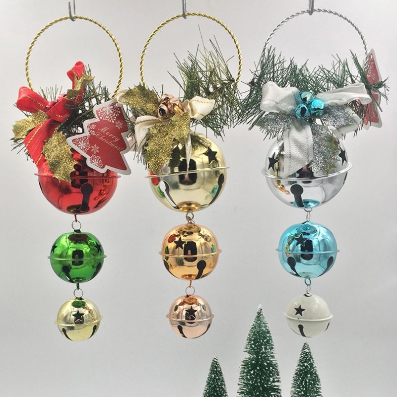 Christmas Decorations Bells Pendant Christmas Decoration Craft