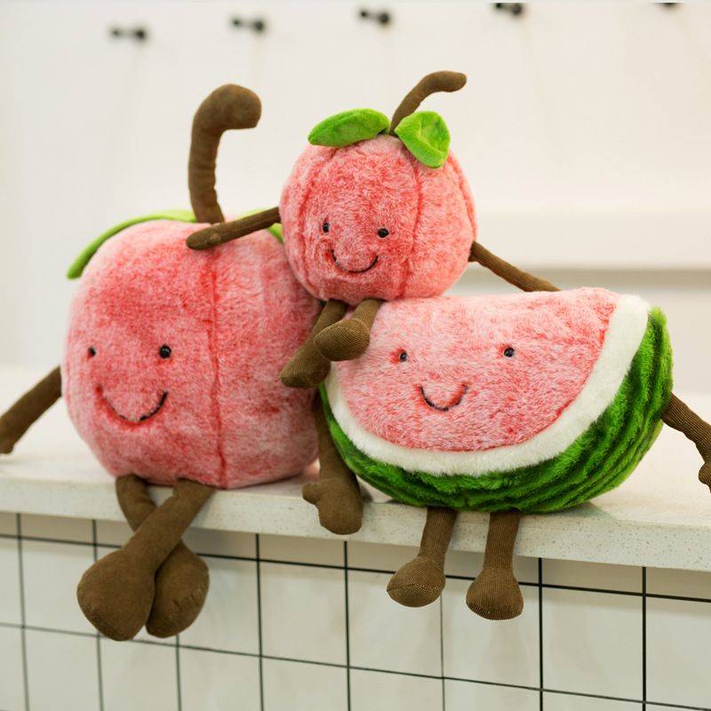 watermelon plush pillow