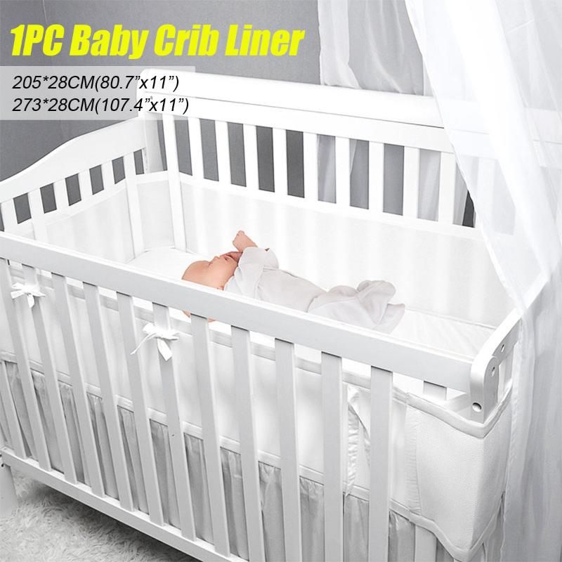 breathable cot bumper