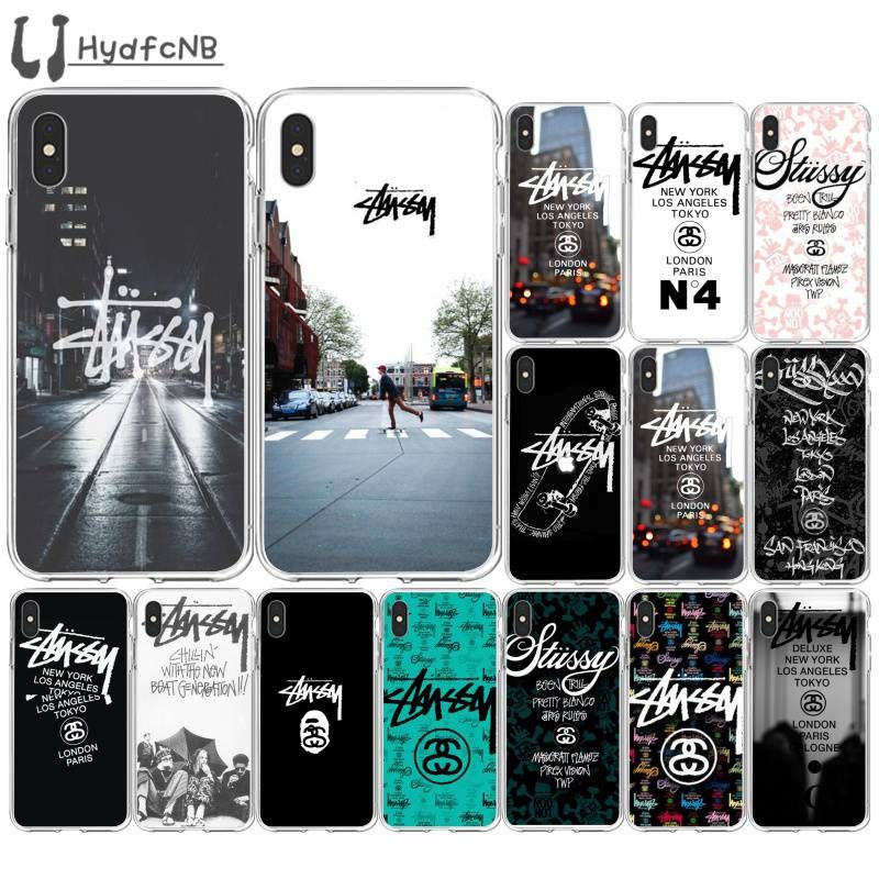 Fashion Brand Stussy Tpu Soft Silicone Phone Case Cover For Iphone 11 Pro Xs Max 8 7 6 6s Plus X 5 5s Se Xr Cover Wholesale From Lya6 4 Dhgate Com