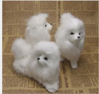 2019 Wyzhy Simulation Animal Poodle Plush Toy Creative Pet Dog