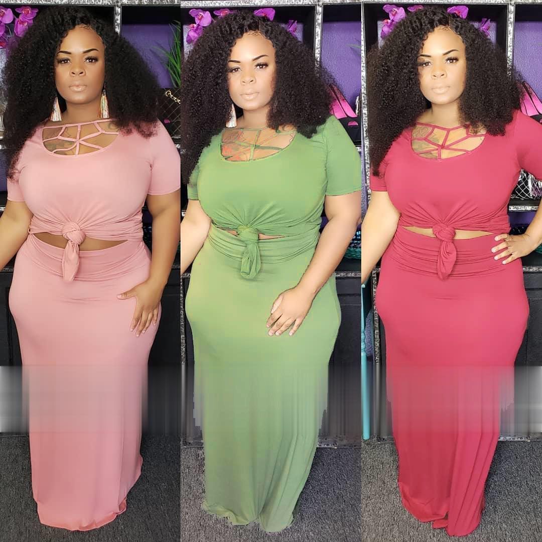 plus size 2 piece evening wear