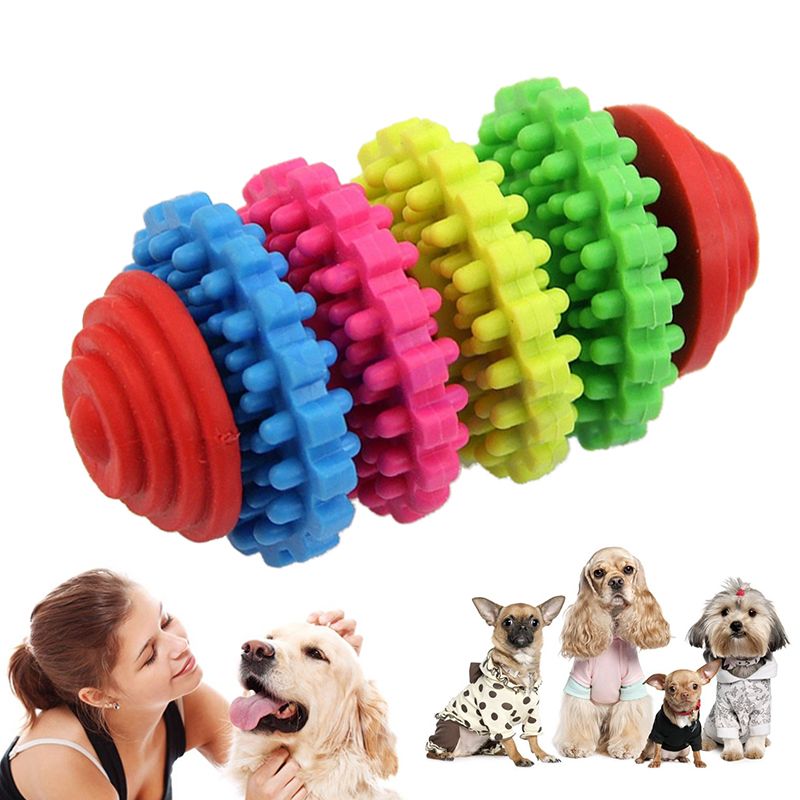 2020 Pet Supply Funny Teeth Rubber Dog Toy Sound Squeak Chew Toys For Small Large Dog Toys Pets