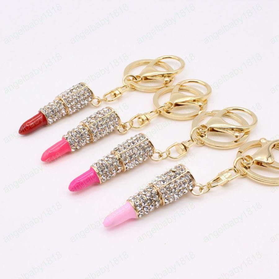 Lipstick Key Chain Lovely Party Gift For Women Girls Fashion Jewelry