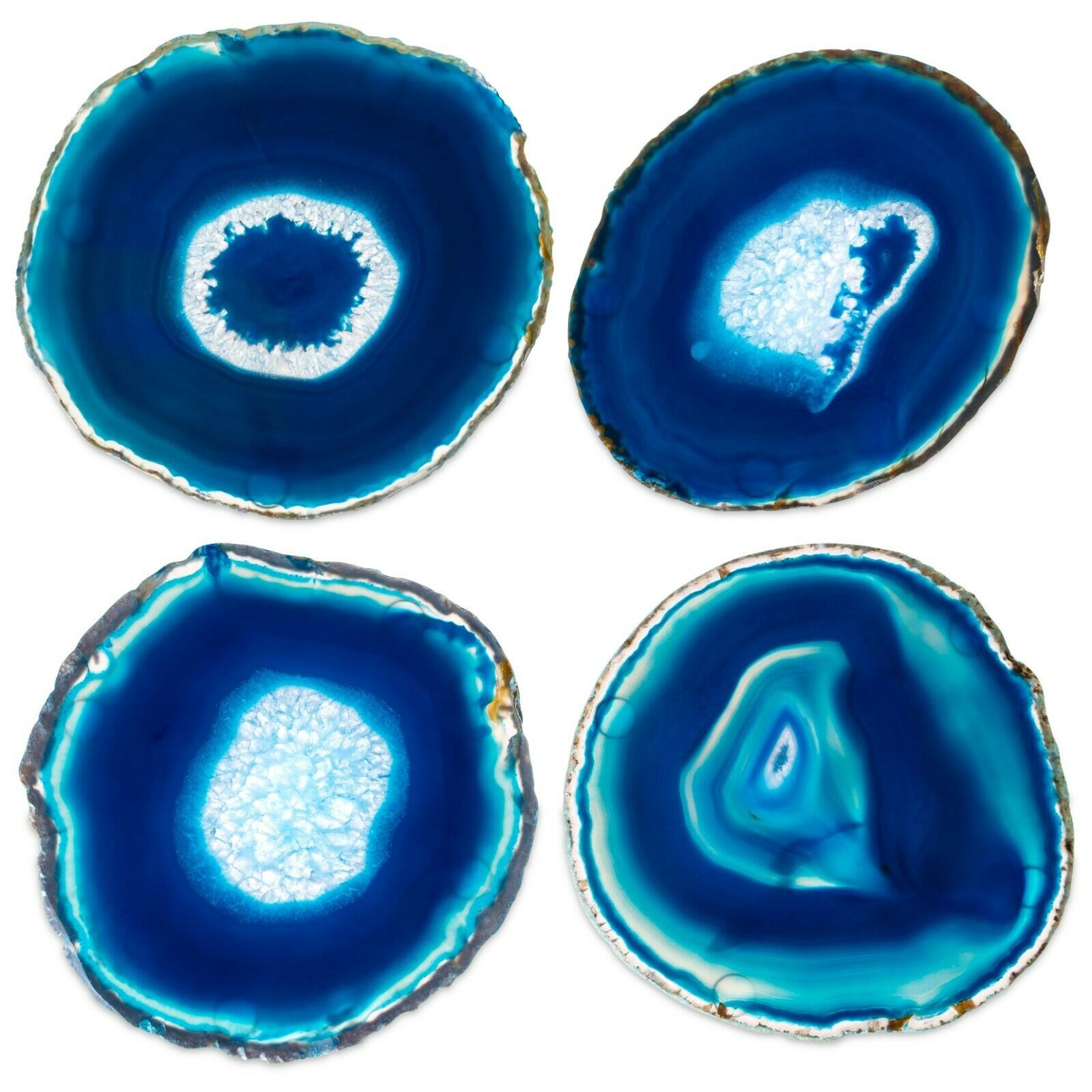 agate stone slices