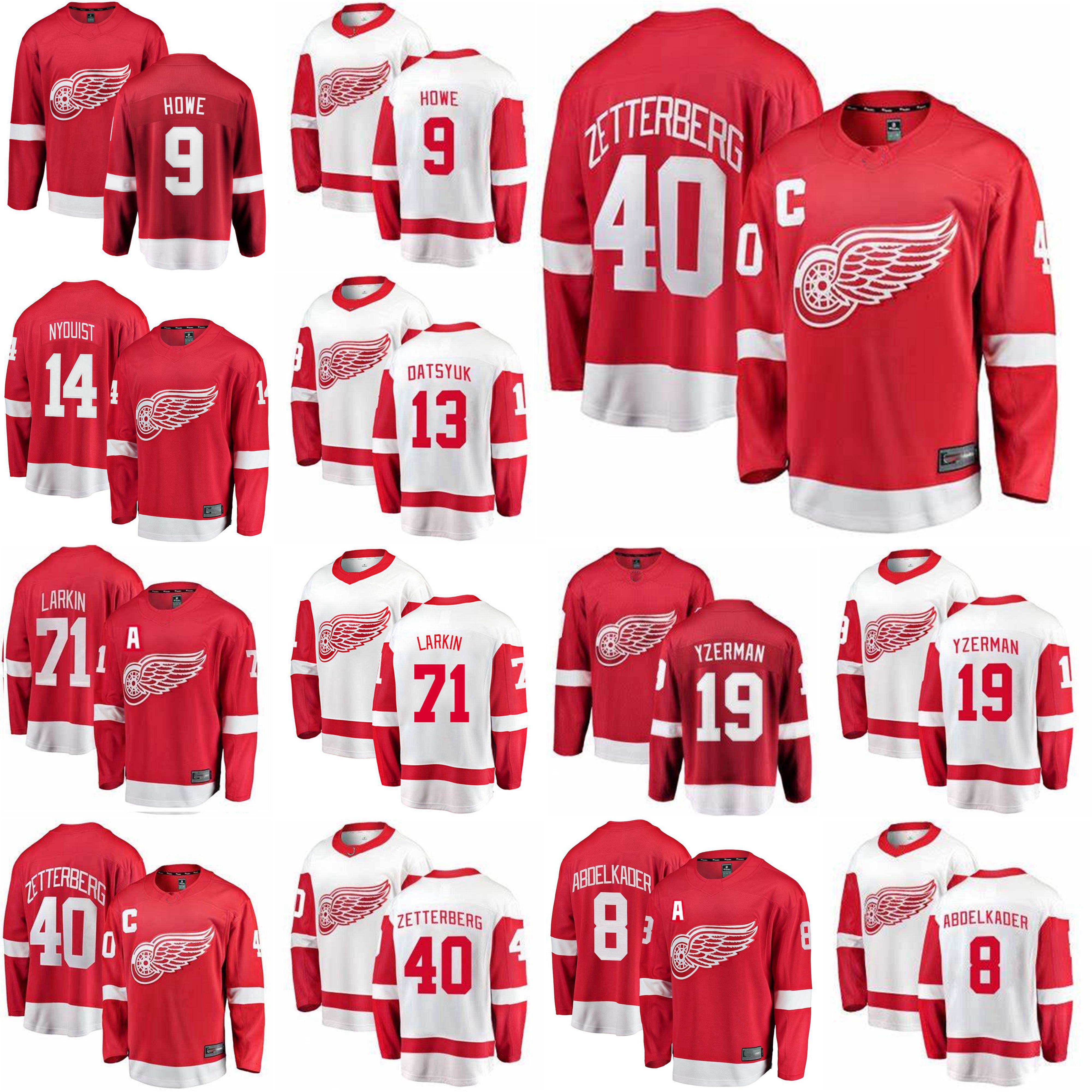 dylan larkin jersey shirt