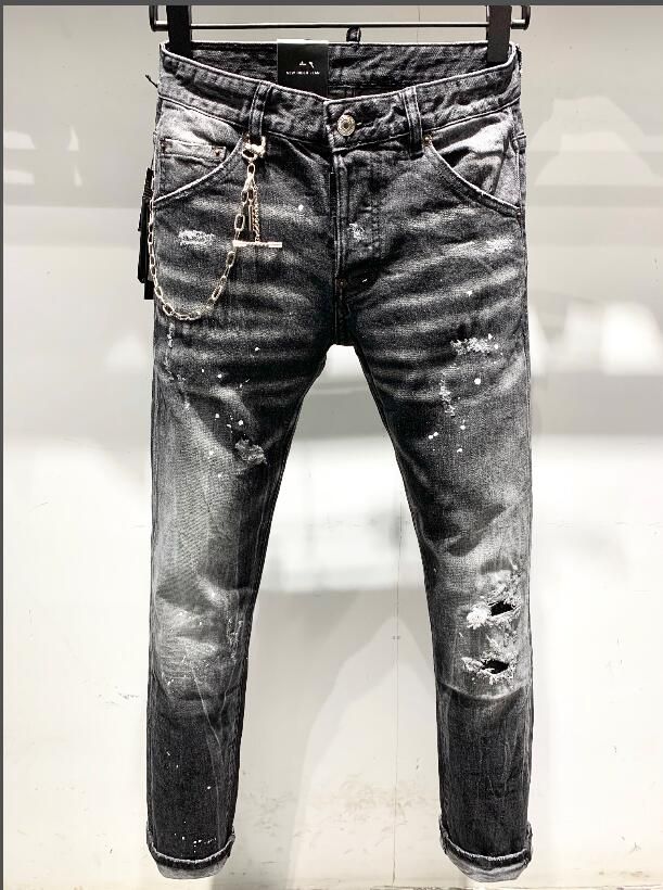 Compra Pantalones MEJOR Nuevo Estilo Hombres De La Marca De Agujeros Denim  Jean Bordado Tigre Pantalones Vaqueros De La Cremallera De Los Hombres  Pantalones Vaqueros Flacos 44 54 Barato | Entrega Rápida