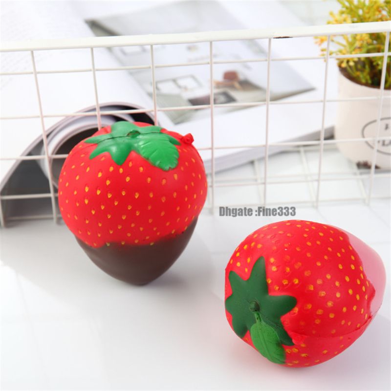 strawberry squishy toy