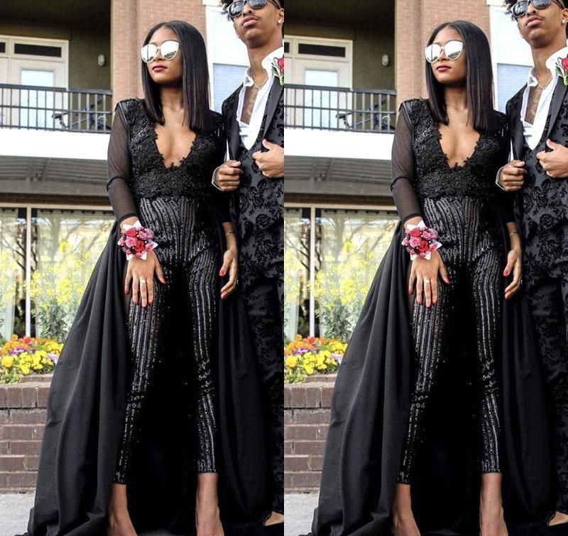 jumpsuit and graduation gown