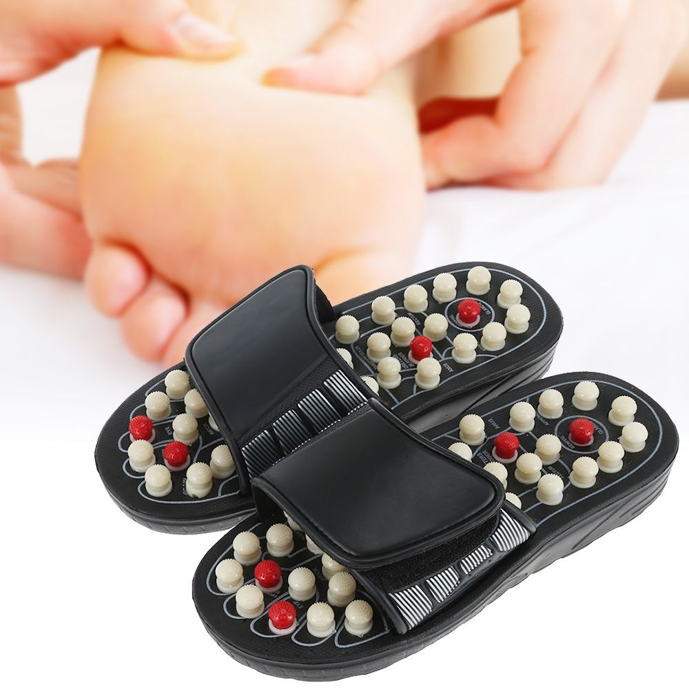 Foot Massage Slippers Acupuncture Therapy Massager Shoes For Legs