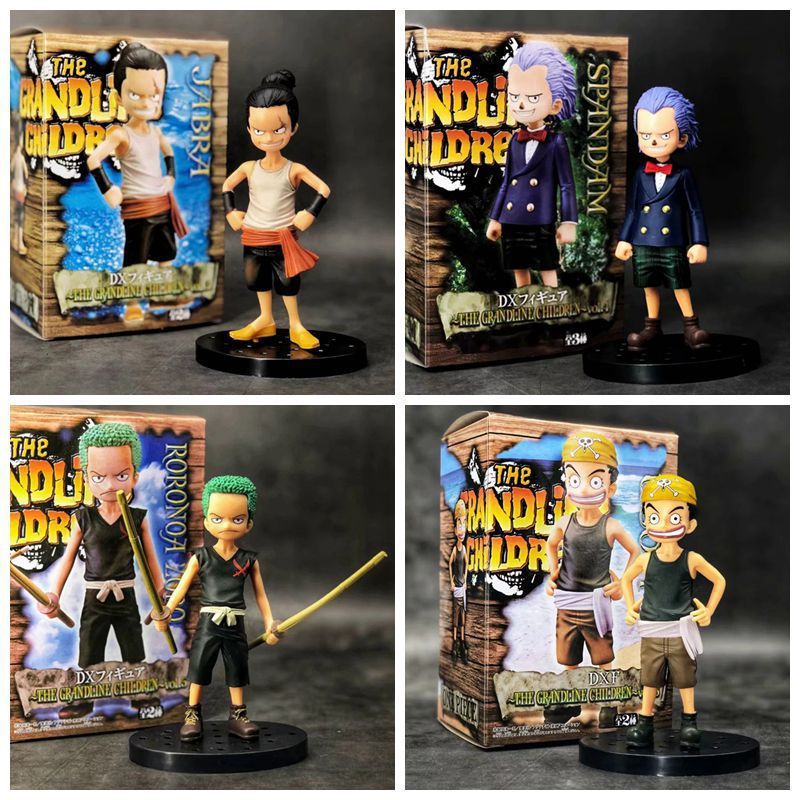 Wholesale Action Toy Figures At 7 23 Get New Hot Sale Dxf One Piece Childhood The Straw Hat Pirates Roronoa Zoro Usopp Cp9 Spandam Jyabura Jabra 15cm Pvc Gift For Children From
